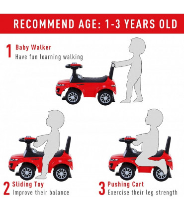 Carro Andador Estilo RG Rover Vermelho