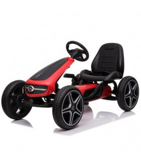 Kart de Pedais Mercedes Benz Vermelho
