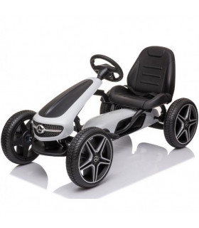 Kart de Pedais Mercedes Benz Branco