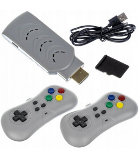 Mini Consola USB Wireless 200 Jogos Clássicos