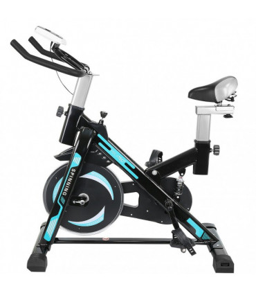 Bicicleta Spinning Malatec Preta/Azul