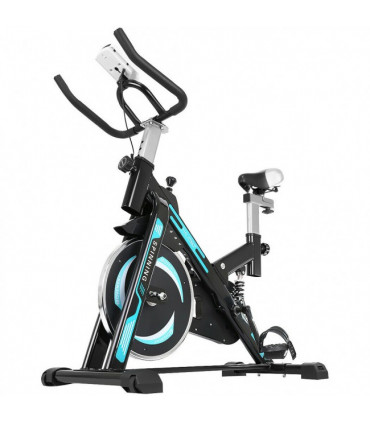 Bicicleta Spinning Malatec Preta/Azul