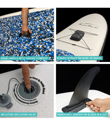 Paddle Insuflavel Feath-R-Lite Azul