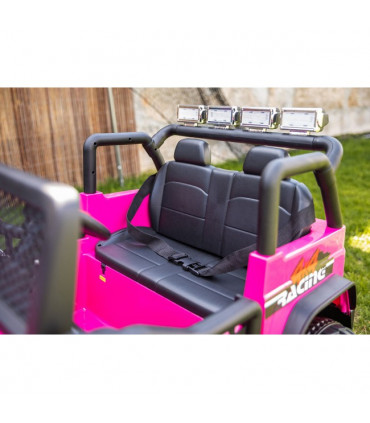 Carro Elétrico Jeep Rough Speed 4x4 Rosa
