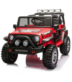 Carro Elétrico Jeep Rough Speed 4x4 Vermelho