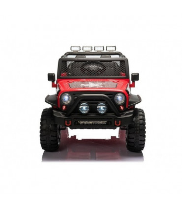 Carro Elétrico Jeep Rough Speed 4x4 Vermelho