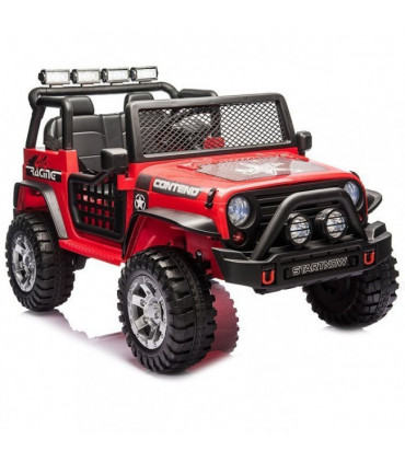 Carro Elétrico Jeep Rough Speed 4x4 Vermelho