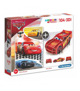 Puzzle 104pcs 3D CARS