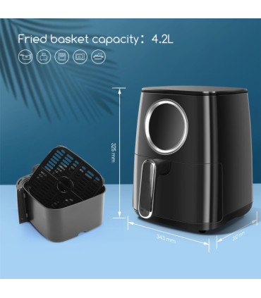 Fritadeira AirFryer 1400W 4.2L Aigostar Odin