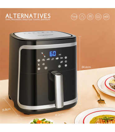 Fritadeira AirFryer 1900W 7L Aigostar Cube Touch