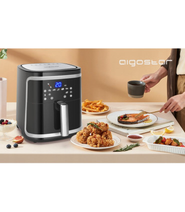 Fritadeira AirFryer 1900W 7L Aigostar Cube Touch