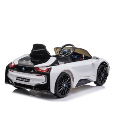 Carro Elétrico BMW i8 12V Bateria c/ Comando Branco