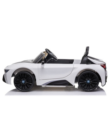 Carro Elétrico BMW i8 12V Bateria c/ Comando Branco