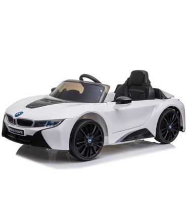 Carro Elétrico BMW i8 12V Bateria c/ Comando Branco