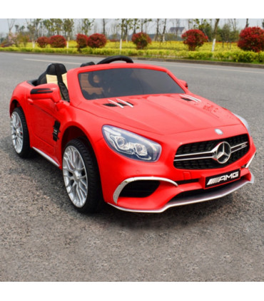 Carro Elétrico Mercedes SL65 12V Bateria c/ Comando Vermelho
