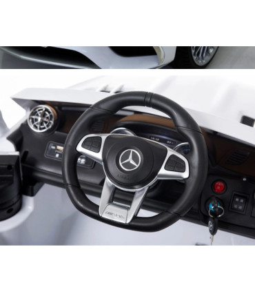 Carro Elétrico Mercedes SL65 12V Bateria c/ Comando Branco