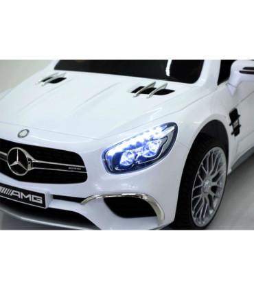 Carro Elétrico Mercedes SL65 12V Bateria c/ Comando Branco