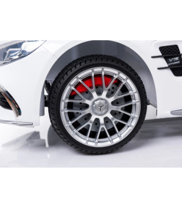 Carro Elétrico Mercedes SL65 12V Bateria c/ Comando Branco