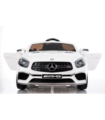 Carro Elétrico Mercedes SL65 12V Bateria c/ Comando Branco