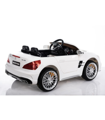 Carro Elétrico Mercedes SL65 12V Bateria c/ Comando Branco