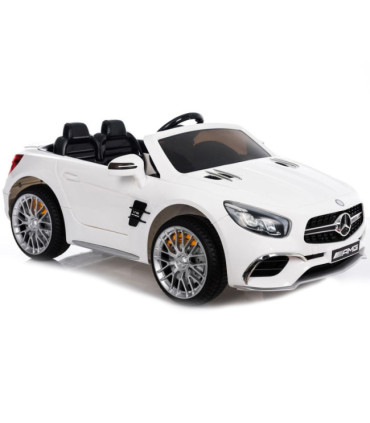 Carro Elétrico Mercedes SL65 12V Bateria c/ Comando Branco