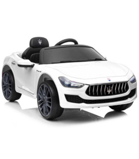 Carro Elétrico Maserati Ghibli SL631 12V Bateria c/ Comando Branco