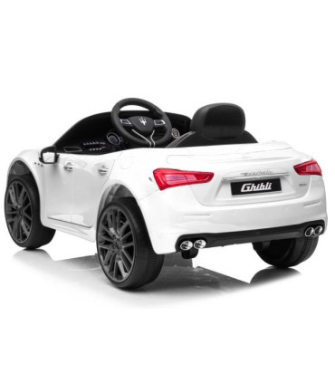 Carro Elétrico Maserati Ghibli SL631 12V Bateria c/ Comando Branco
