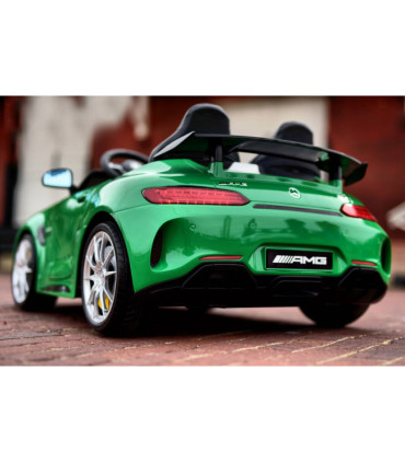 Carro Elétrico Mercedes AMG GTR XL 24V (2x12v) Bateria c/ Comando Verde