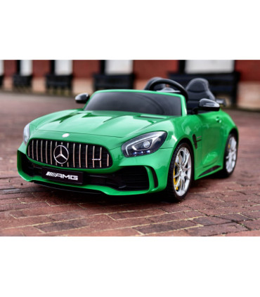 Carro Elétrico Mercedes AMG GTR XL 24V (2x12v) Bateria c/ Comando Verde