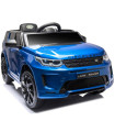 Carro Elétrico Land Rover Discovery 12V Bateria c/ Comando Azul Metalizado