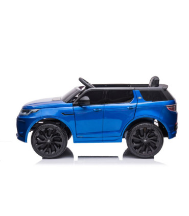 Carro Elétrico Land Rover Discovery 12V Bateria c/ Comando Azul Metalizado