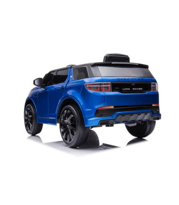 Carro Elétrico Land Rover Discovery 12V Bateria c/ Comando Azul Metalizado