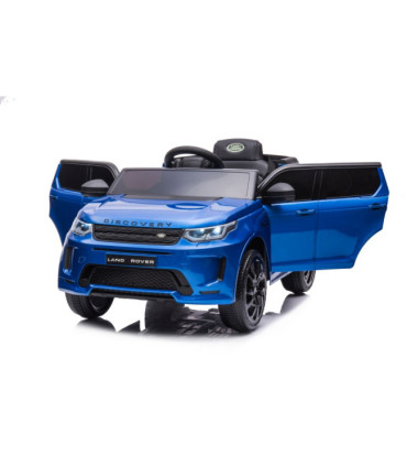 Carro Elétrico Land Rover Discovery 12V Bateria c/ Comando Azul Metalizado