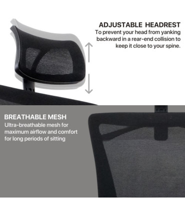 Cadeira Fantech Office A258 Black