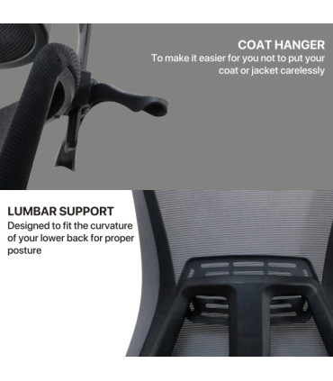 Cadeira Fantech Office A258 Black