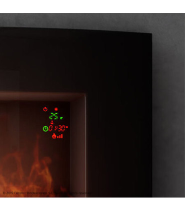 Lareira Elétrica Decorativa de Parede Cecotec Ready Warm 3500 Curved Flames