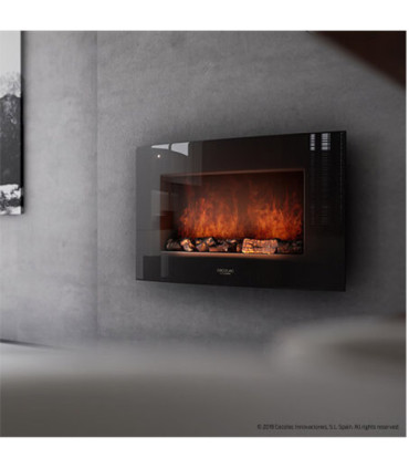 Lareira Elétrica Decorativa de Parede Cecotec Ready Warm 3500 Curved Flames