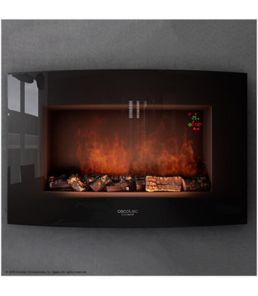 Lareira Elétrica Decorativa de Parede Cecotec Ready Warm 3500 Curved Flames