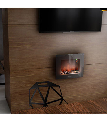 Lareira Elétrica Decorativa de Parede Cecotec Ready Warm 2600 Curved Flames