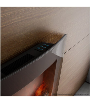 Lareira Elétrica Decorativa de Parede Cecotec Ready Warm 2600 Curved Flames