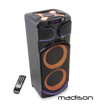 COLUNA AMPLIFICADA 2X8" 1200W