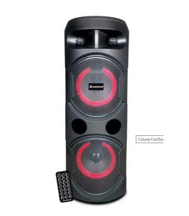 Coluna CoolSound Pro 400 Bluetooth 100W Led