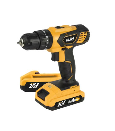 Berbequim Percutor Bateria 20V 2Ah Blim c/ 2 Baterias + Mala