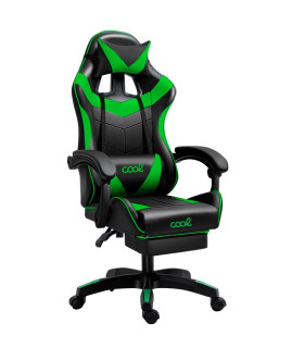 Cadeira Gaming Premium COOL Rest Negro-Verde