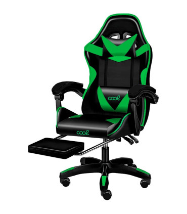 Cadeira Gaming Premium COOL Rest Negro-Verde