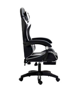 Cadeira Gaming Premium COOL Rest Negro-Branco