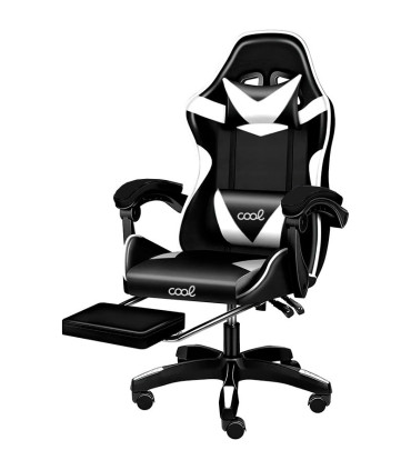 Cadeira Gaming Premium COOL Rest Negro-Branco