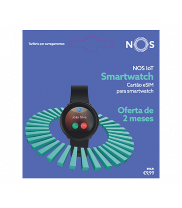 Cartão smartwatch NOS