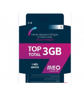 Cartão Meo Top Total 3GB