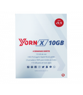 Cartão Yorn X 10GB Vodafone